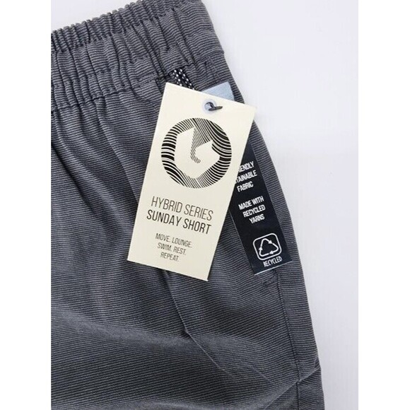 Burnside Shorts, Hybrid Series Sunday Short, Sofa to Surf - Charcoal, Boys 10-12 - Picture 9 of 10